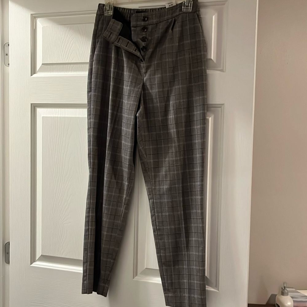 Express high waisted tapered ankle trousers size XS